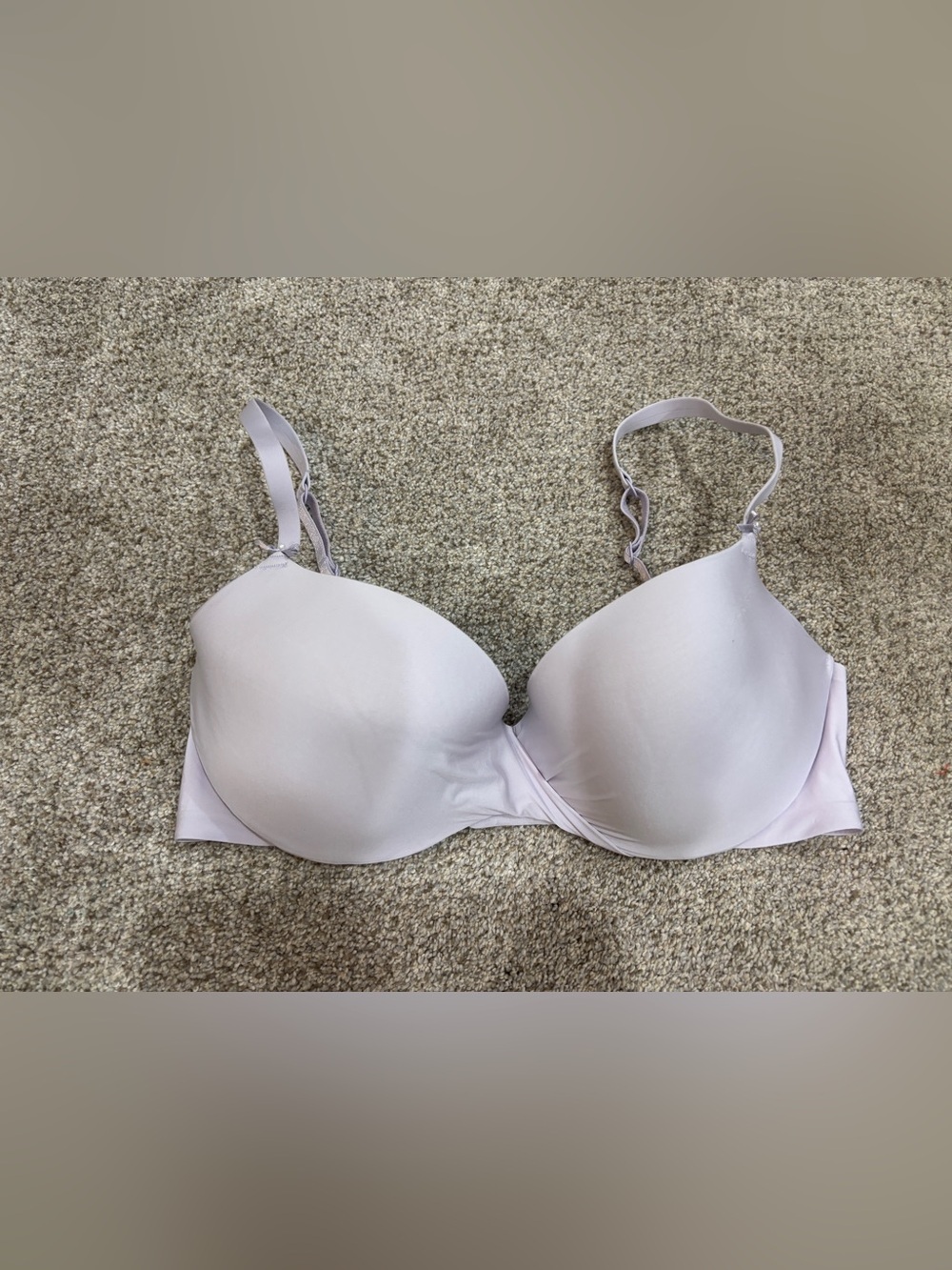 Victoria's Secret Lined Demi Twist Front Lilac Light Purple 36C